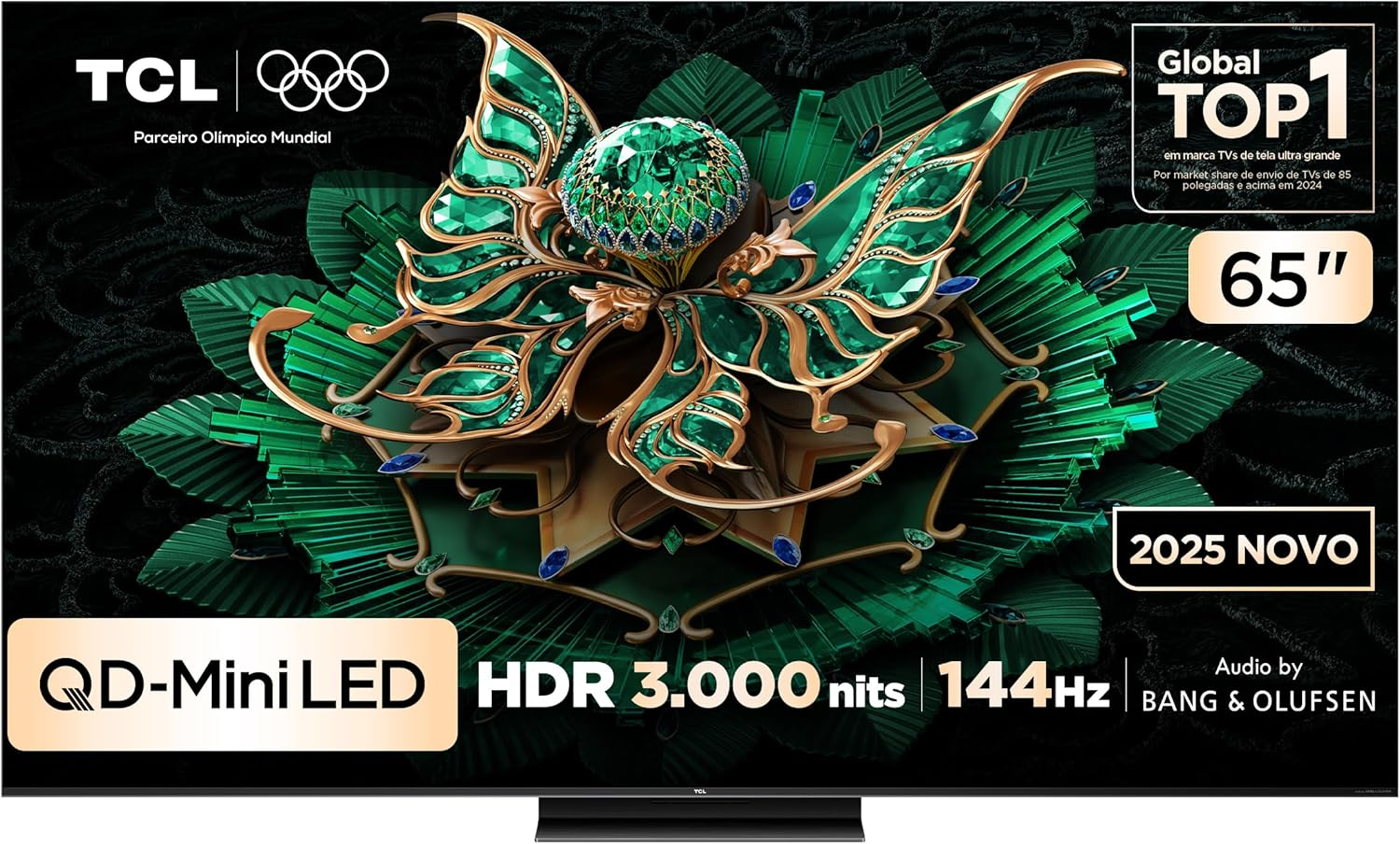 TCL PREMIUM 4K QD-Mini LED TV 65" Polegadas, C7K