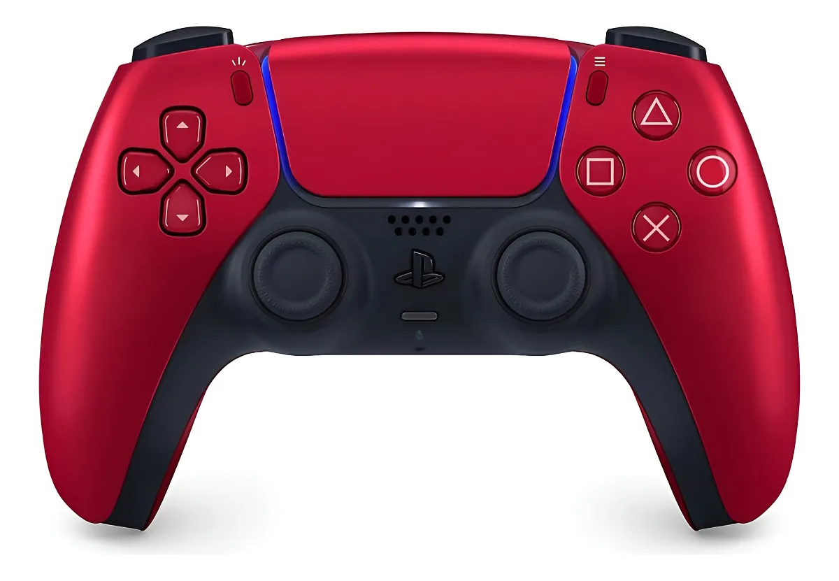 Controle Sem Fio Sony Playstation Dualsense, Vermelho Vulcânico
