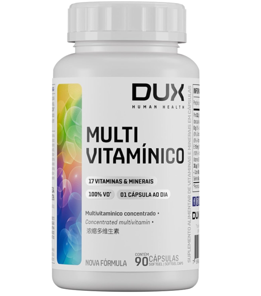 Dux Nutrition Multivitamínico - Pote 90 Cápsulas