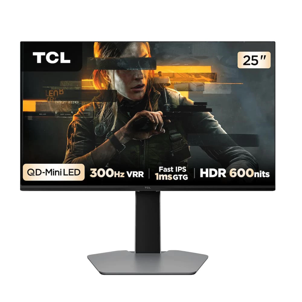 Monitor Gamer 25 Full HD 25G64 QD-Mini LED 300Hz 1ms FreeSync Premium TCL