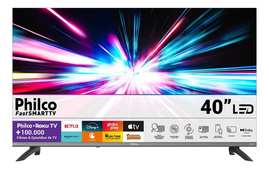 Smart Tv Philco 40'' FHD, P40CRA