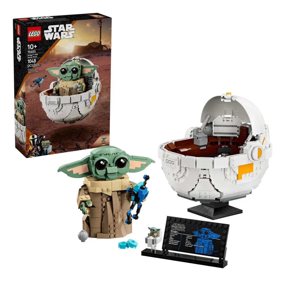 LEGO 75403 Star Wars - Grogu com berço Hover