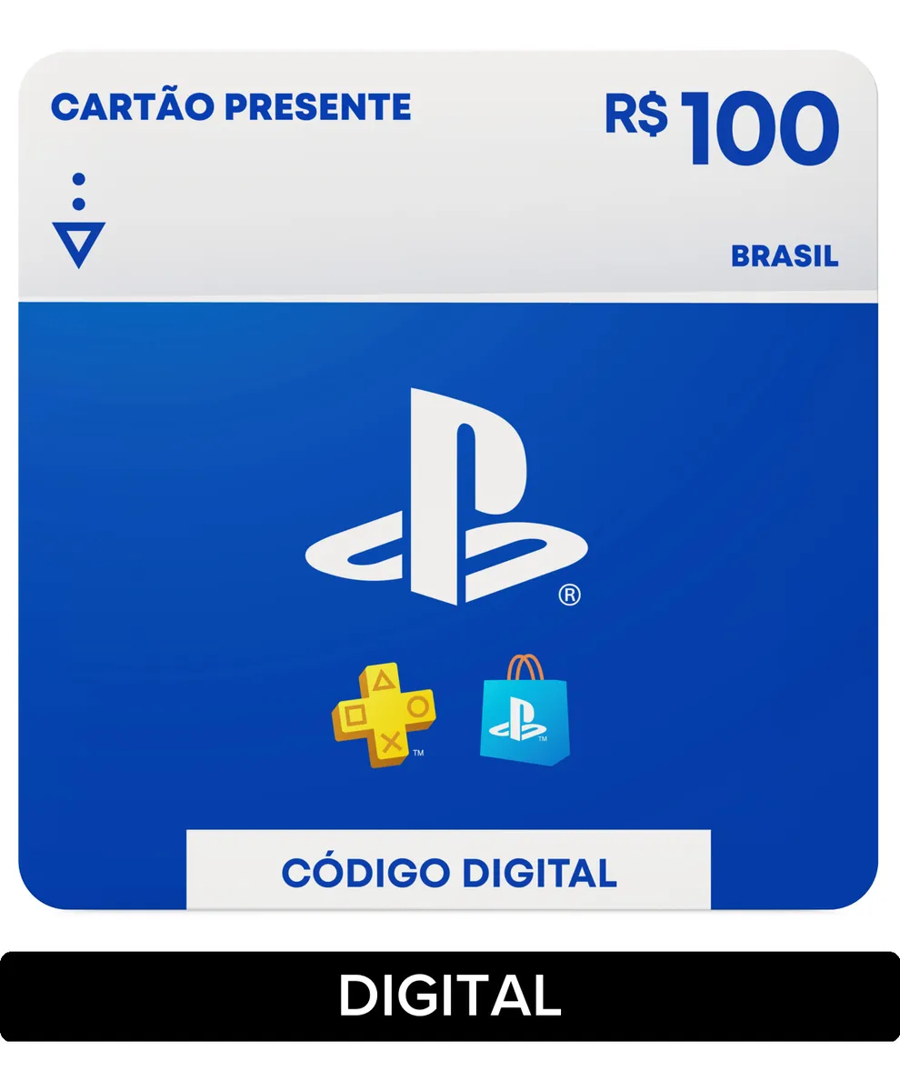 Sony PlayStation Gift Card (Digital) - R$ 100