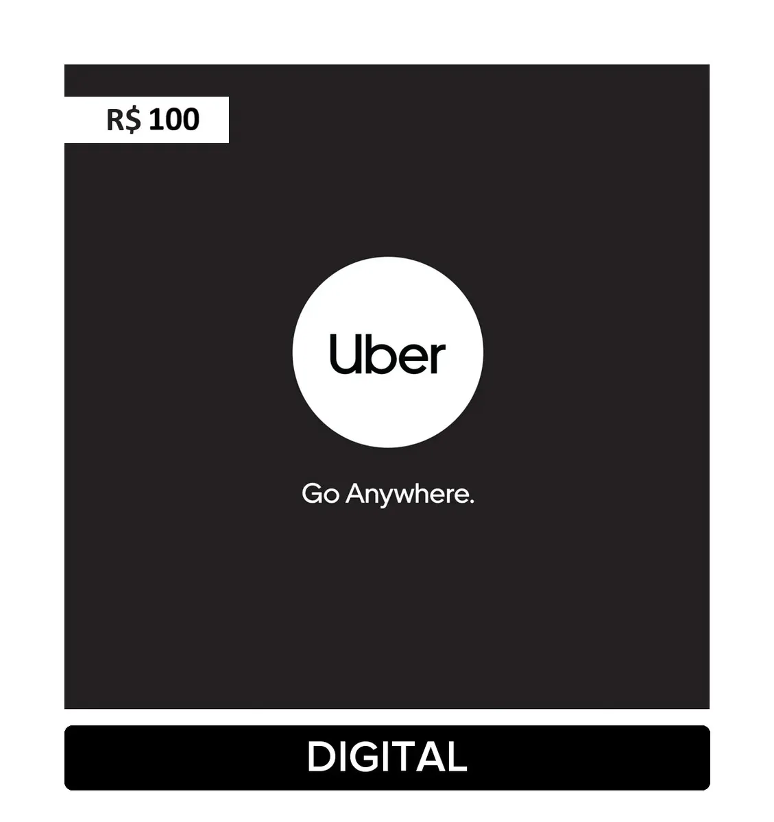 Uber Gift Card (Digital) - R$ 100