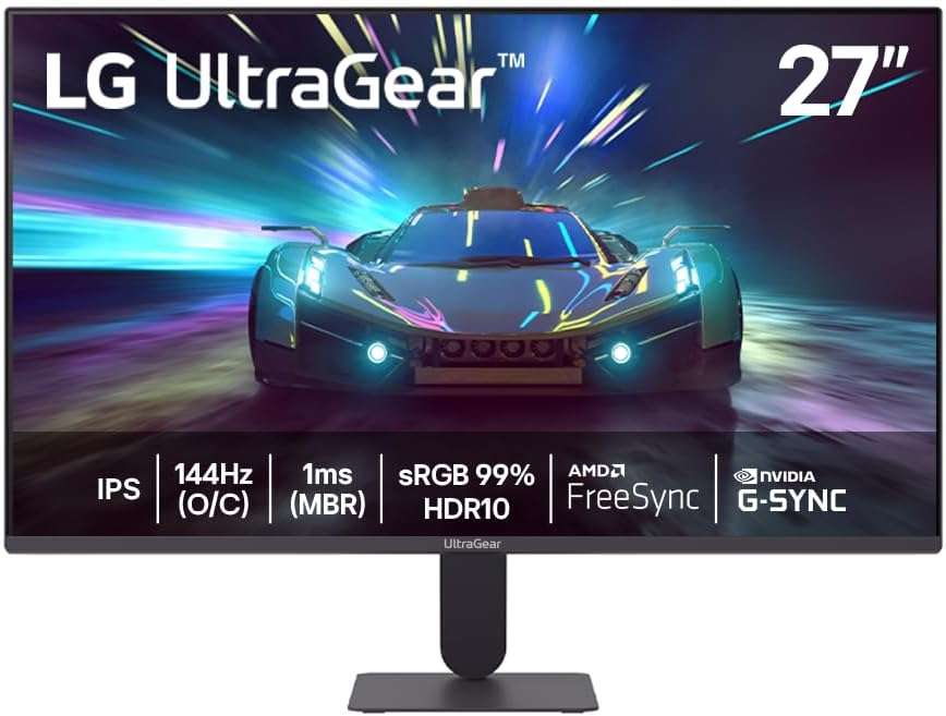 Monitor LG UltraGear 27G411A-B 27", FHD, 144Hz, 1ms