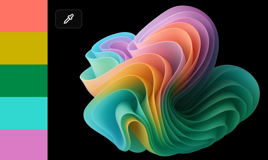 extract color palettes