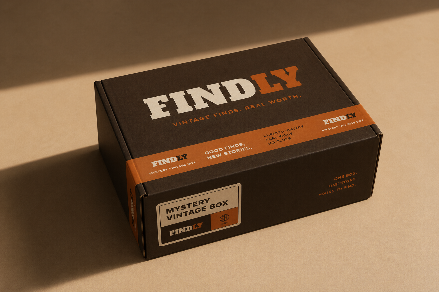 Findly delivery box mockup