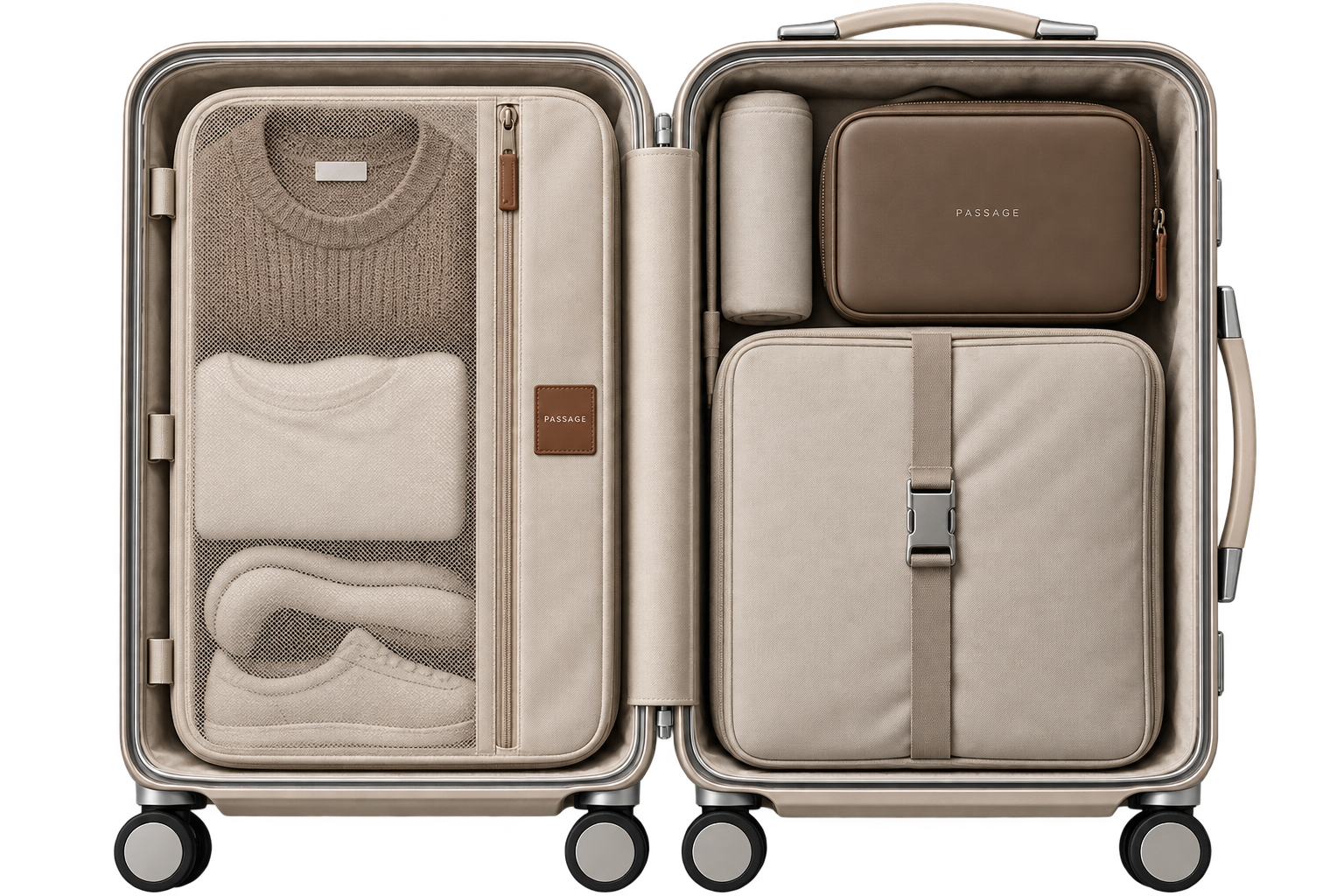 PASSAGE packed as the Weekender Kit