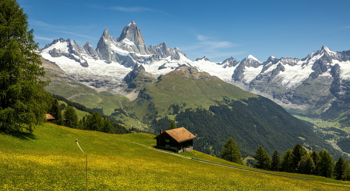Illustration for article: Most Scenic Places to Visit in Switzerland