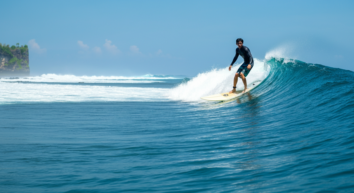 Illustration for article: The Ultimate Guide to Surfing in Bali for Beginners