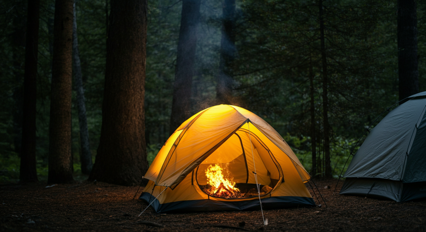 Illustration for article: How to Find the Best Camping Spots Near Me