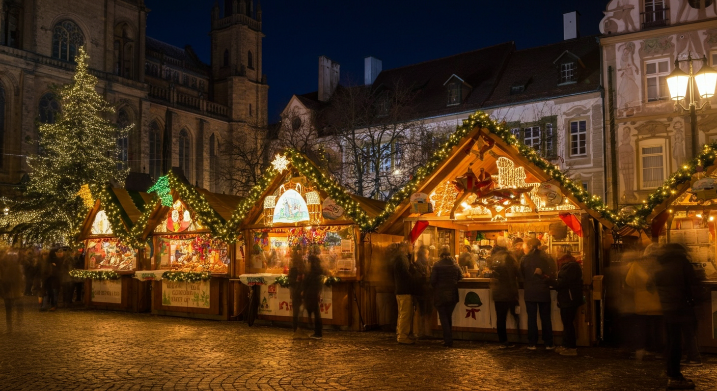 Illustration for article: The Ultimate Guide to Christmas Markets in Europe