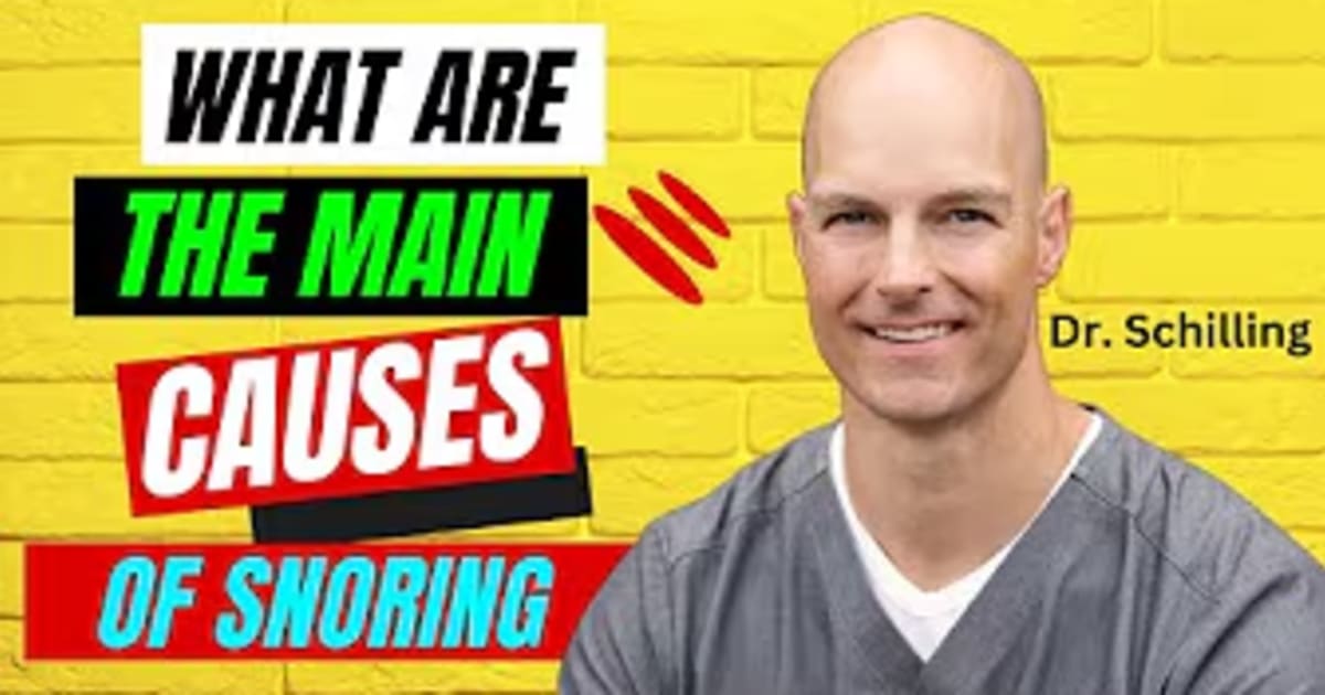 How to Determine the Cause of Your Snoring. Explained by Dr. Daniel ...