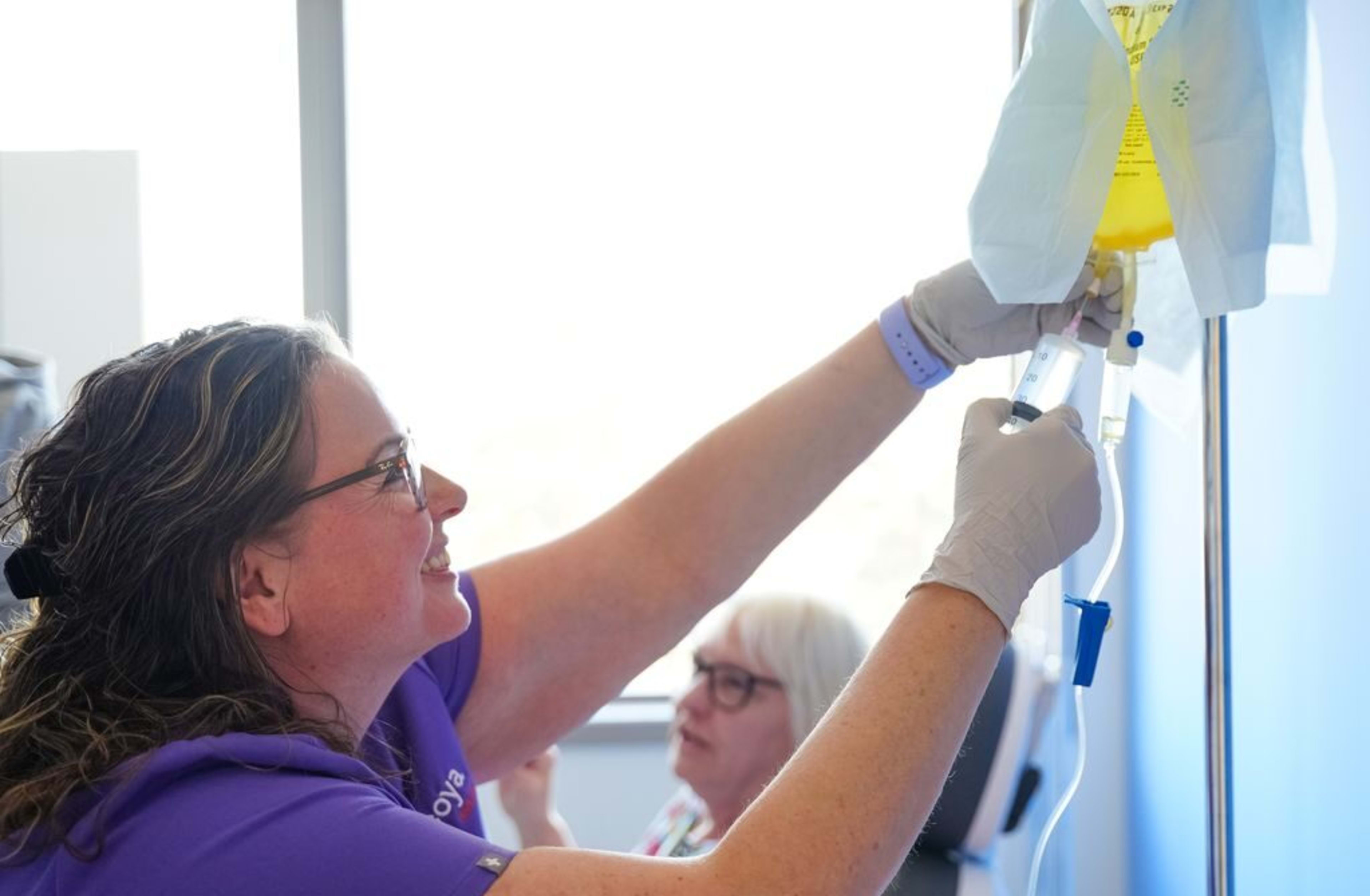 IV therapy session at Secoya Health