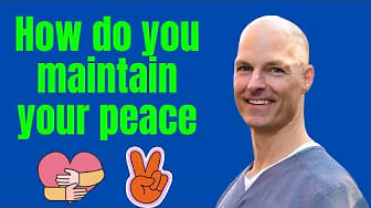 How do you maintain your peace? 🧘‍♀️