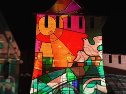 Нижний Новгород отпраздновал 803-летие с мультимедийным шоу