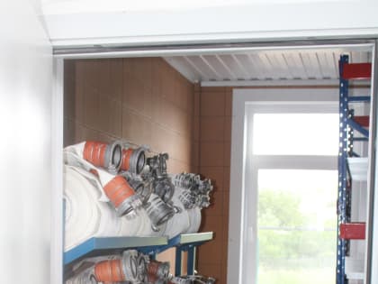 Новую пожарную часть торжественно открыли в селе Новая Слобода Большеболдинского округа