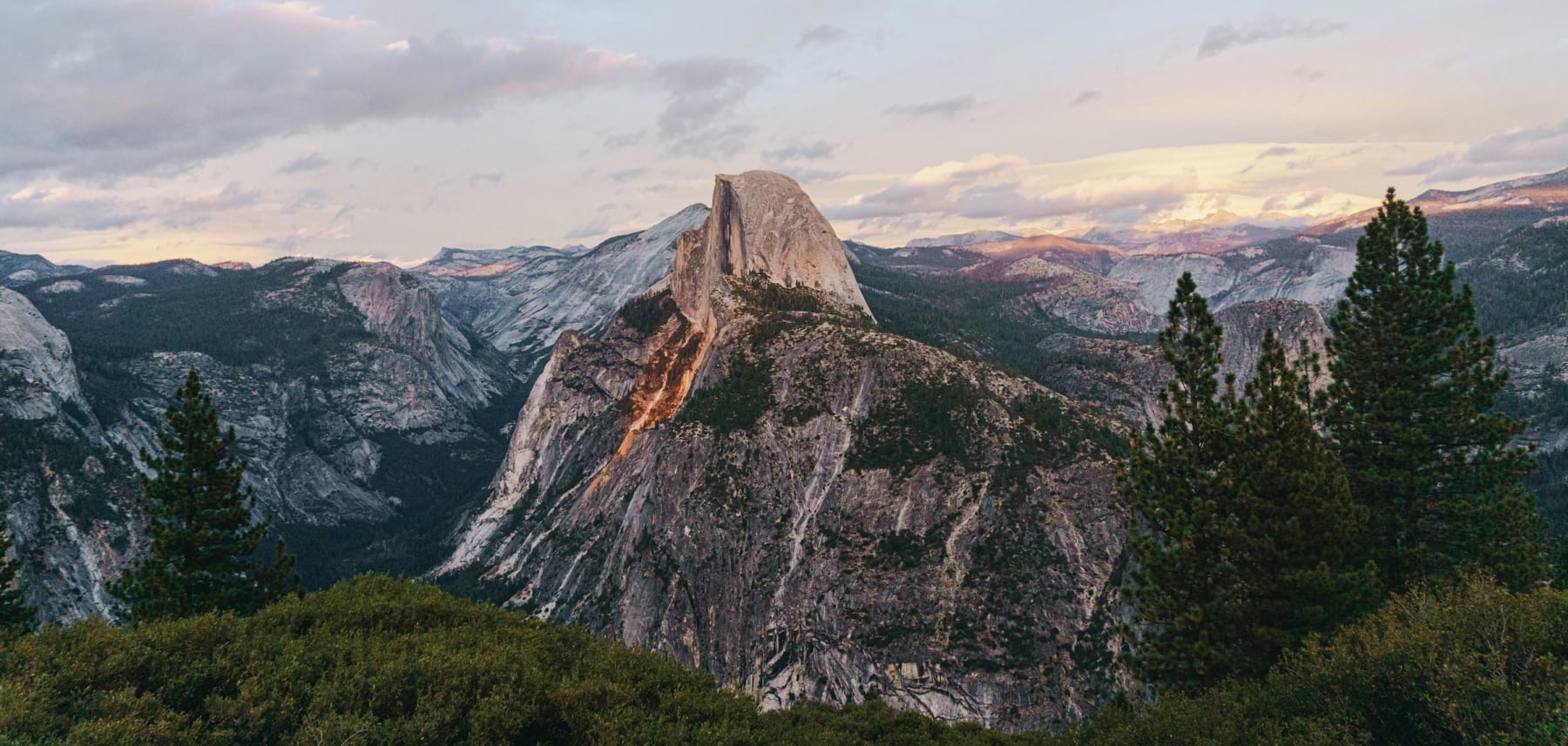 Half Dome in Yosemite National Park, California