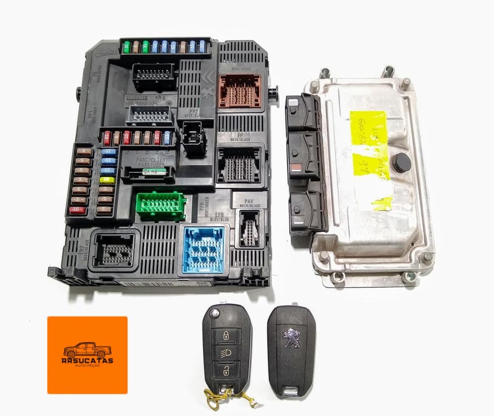 Peugeot 307 ano 2007 motor 16 válvulas 1.6 câmbio manual BCM bci modo Colt chave