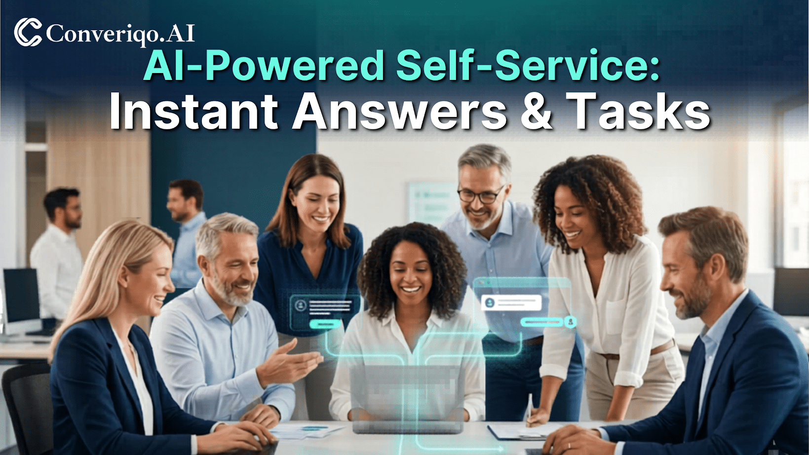 AI powered self service for instant answers and employee tasks