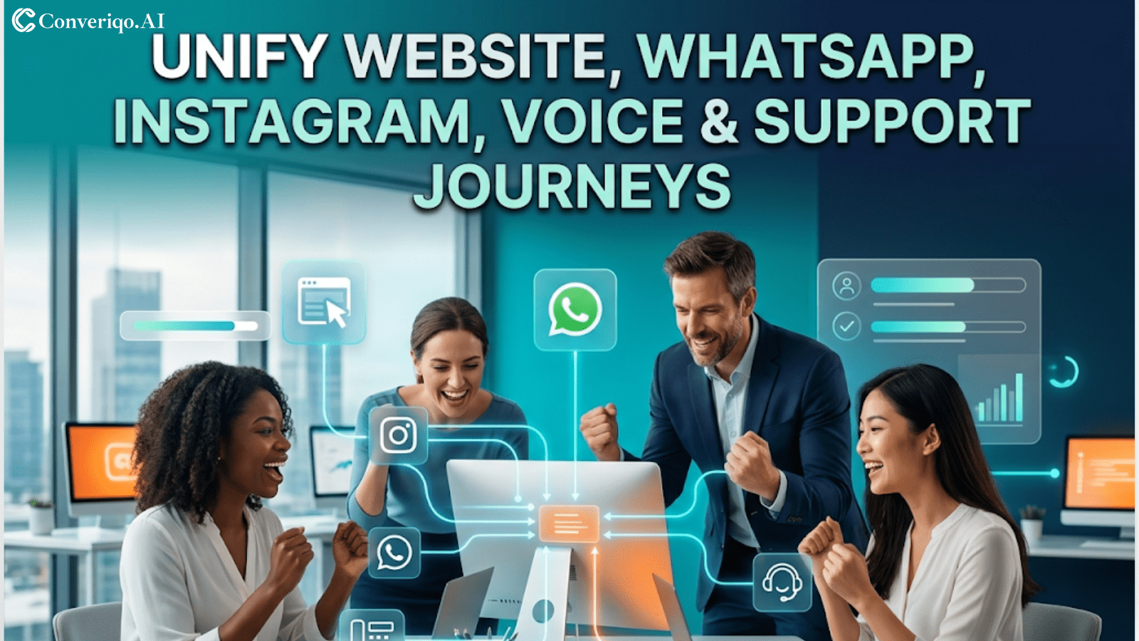 omnichannel customer journey unified communication team