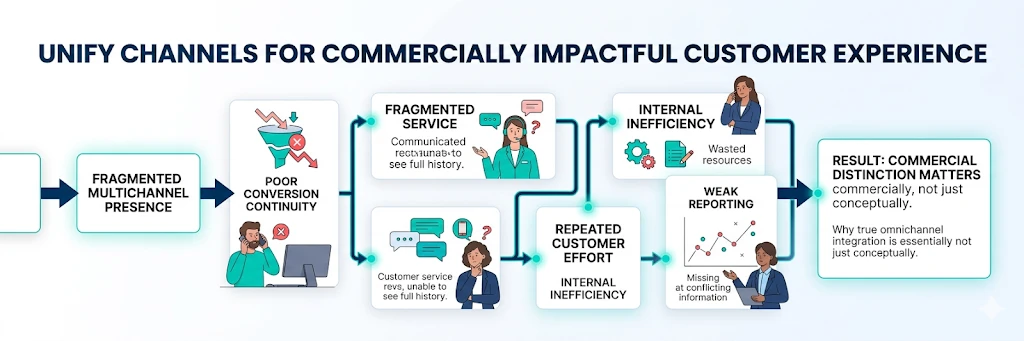 unified channels customer experience impact