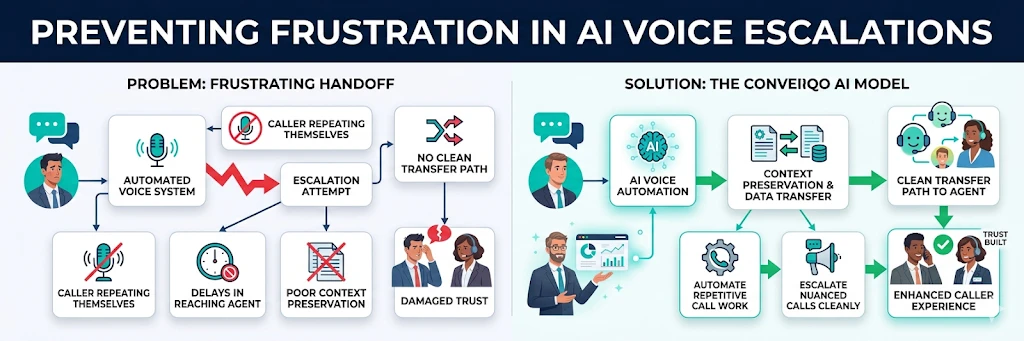 ai voice escalation workflow solution