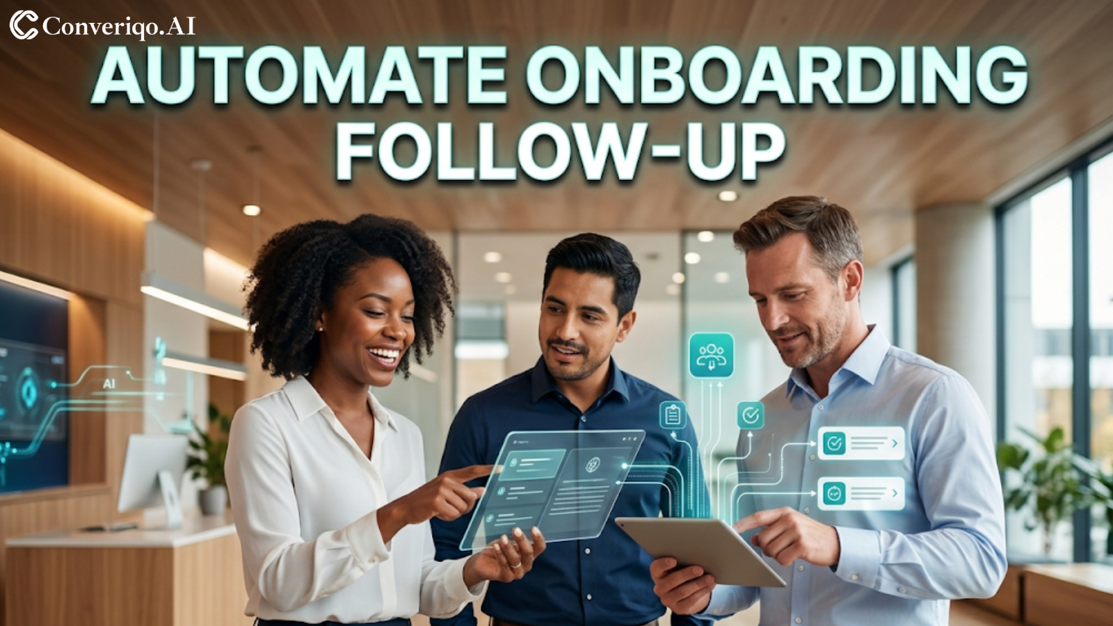 Automate onboarding follow-up using AI-driven workflows.