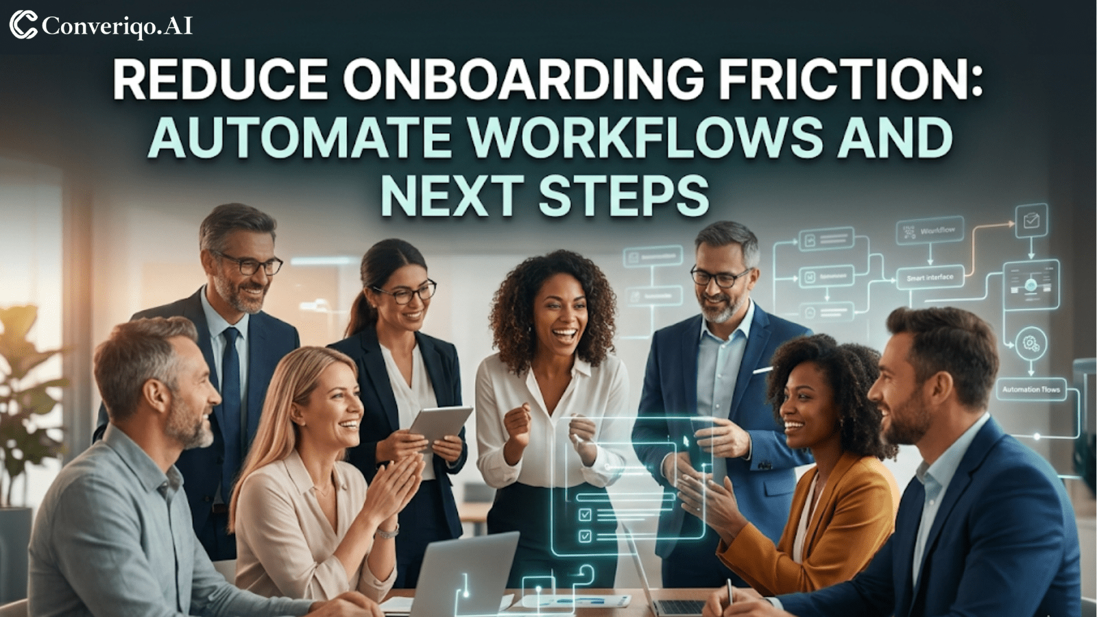 Team working on automating onboarding workflows