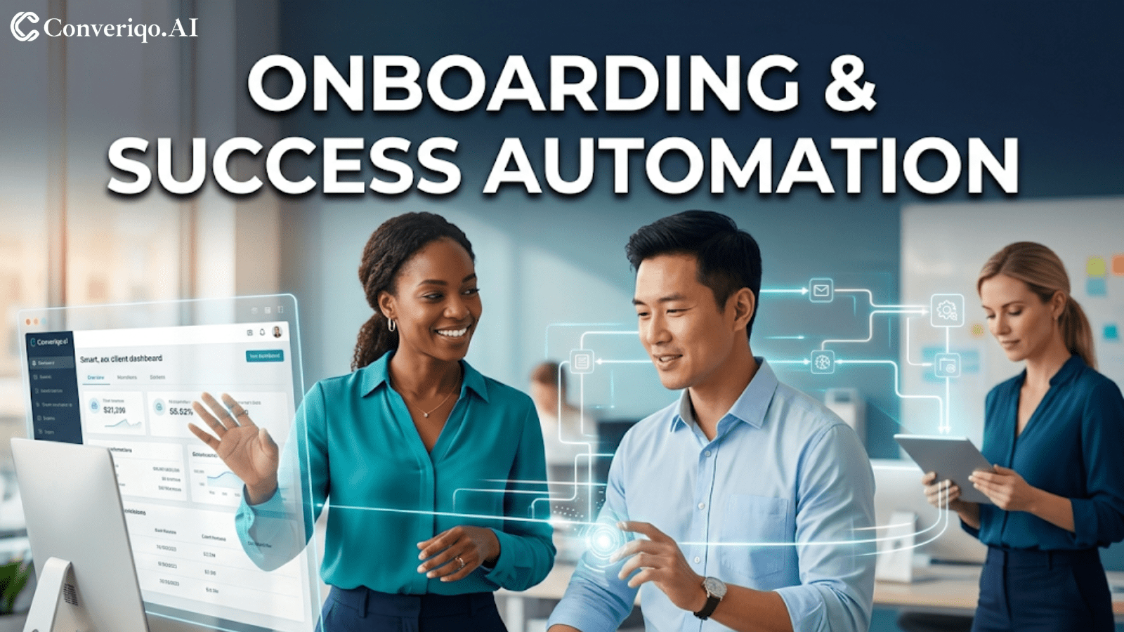 Onboarding and success automation with client dashboard