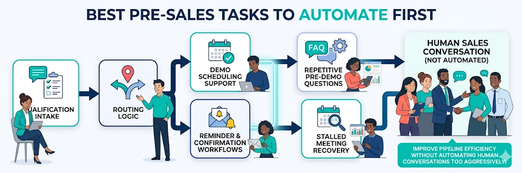 Best pre-sales tasks to automate first