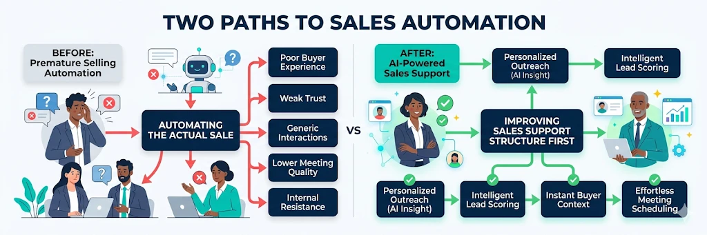 Two paths to sales automation