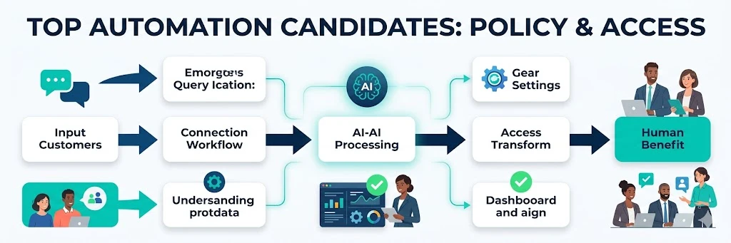 Top automation candidates: policy & access