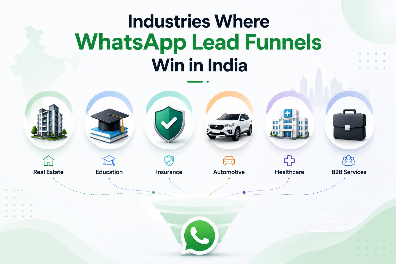 WhatsApp lead funnels for industries in India