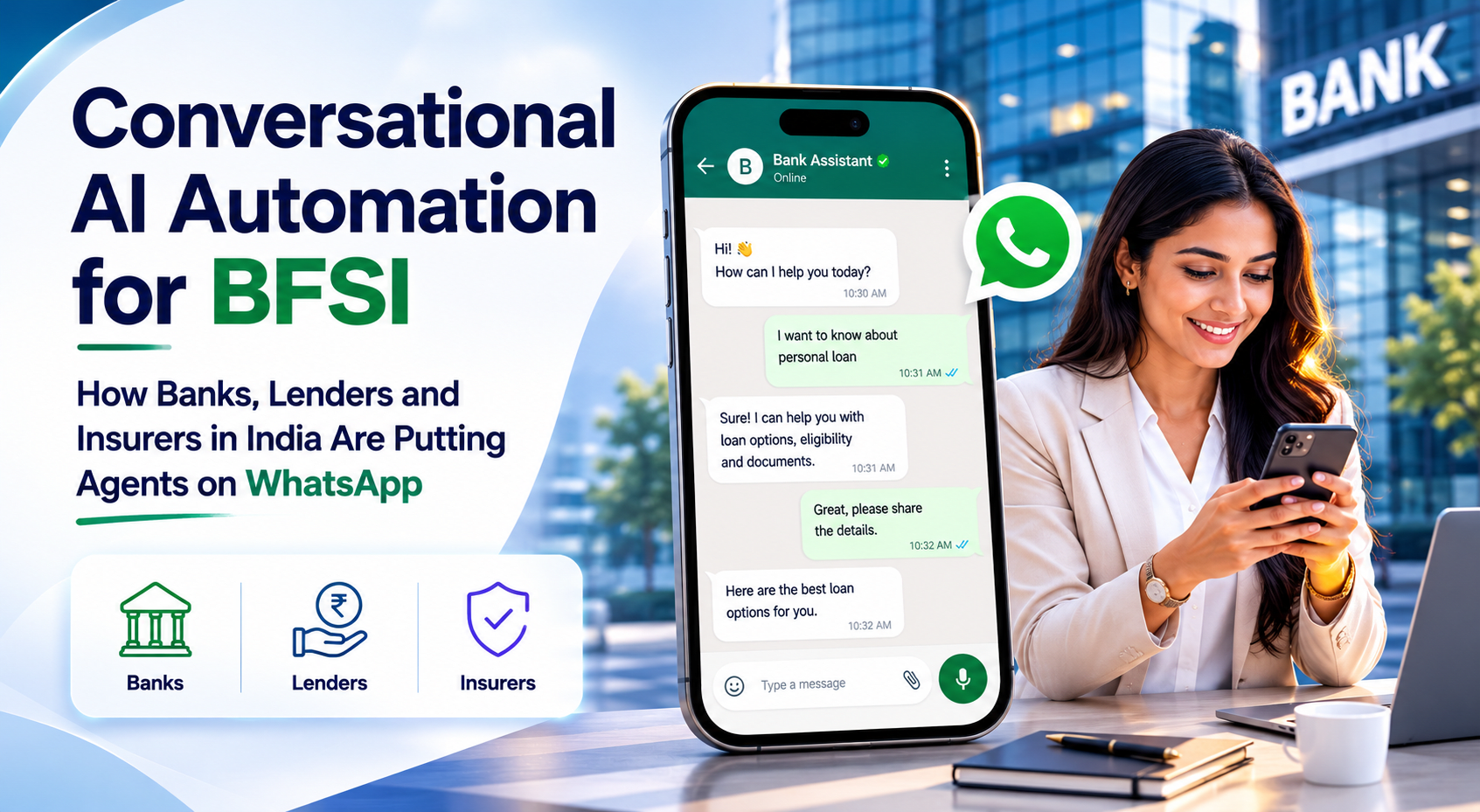 Conversational AI automation for BFSI in India