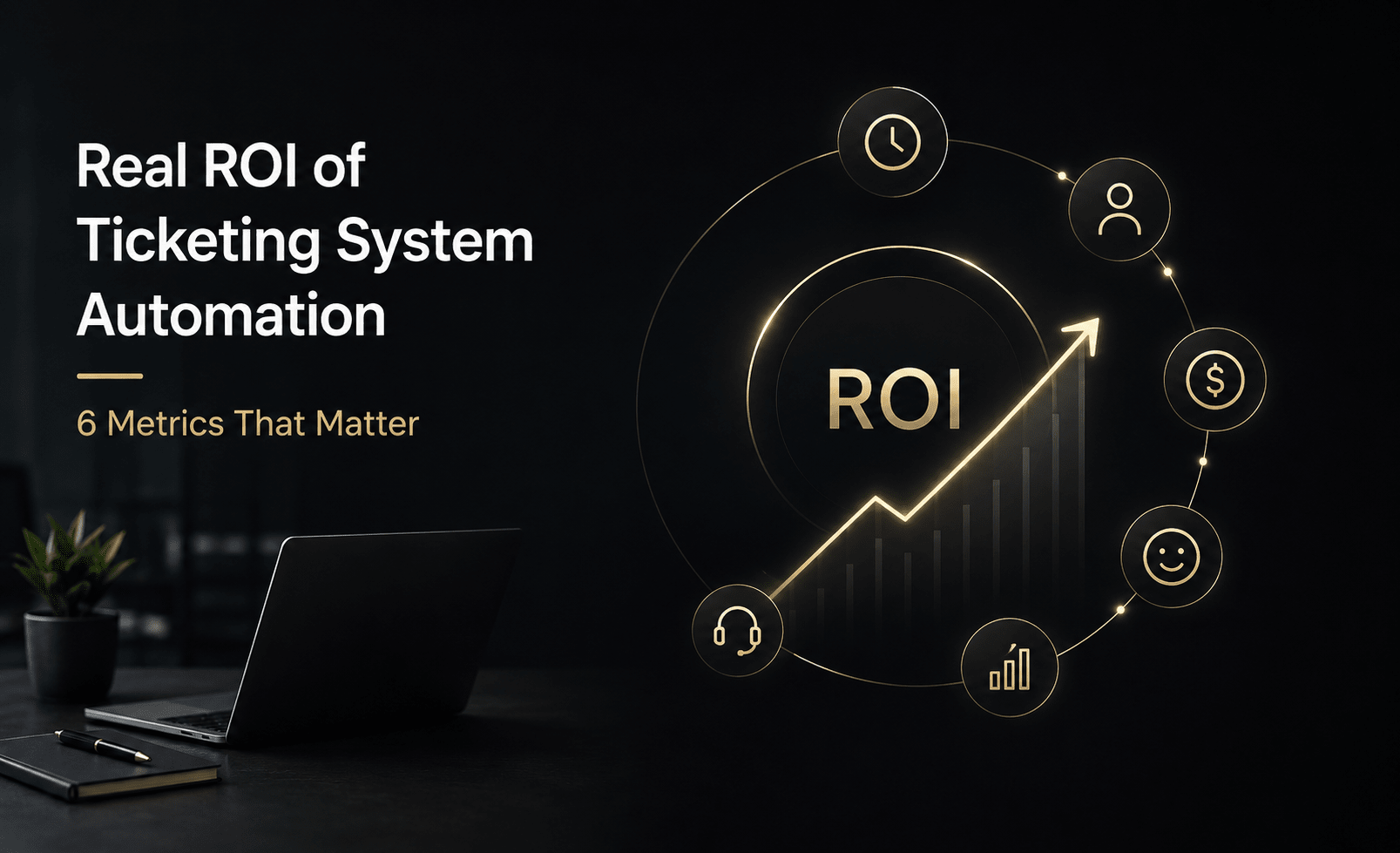 ticketing automation ROI enterprise banner