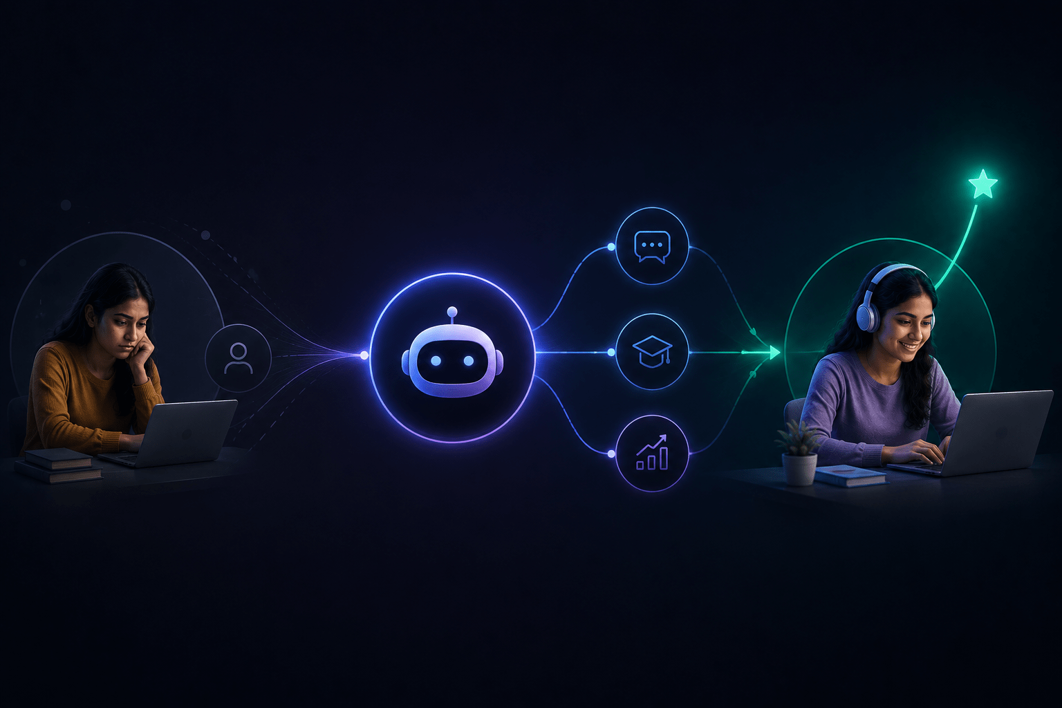 Conversational AI improving learner engagement in edtech