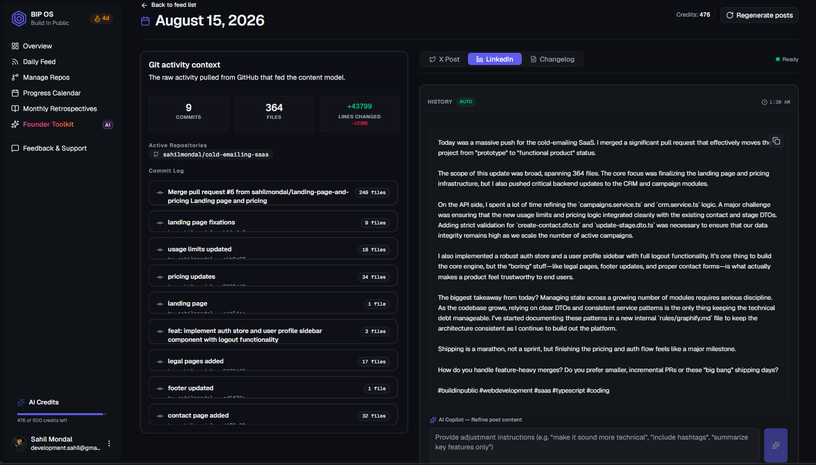 BIP OS interface preview 4