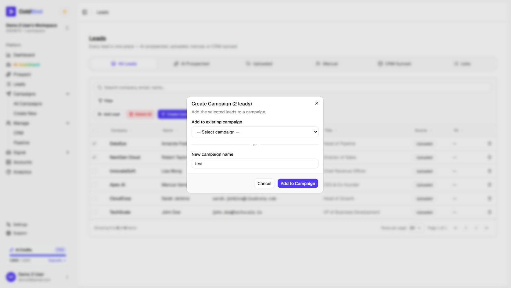 ColdBind interface preview 5