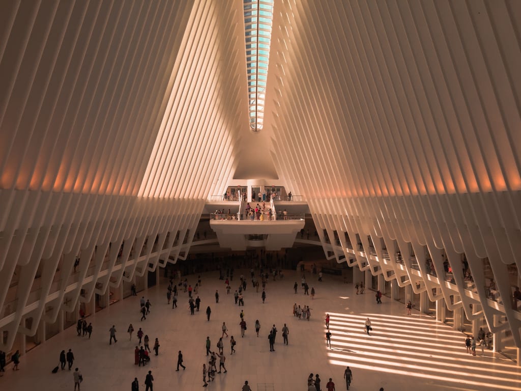 Interior of the World Trade Center Transportation Hub