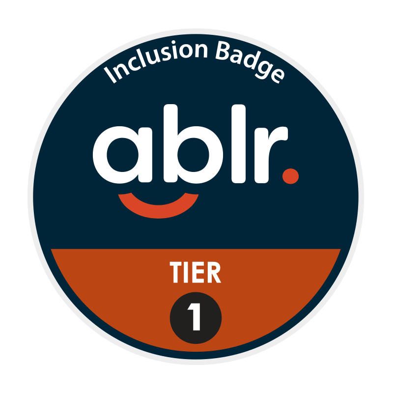ablr Inclusion Badge – Tier 1