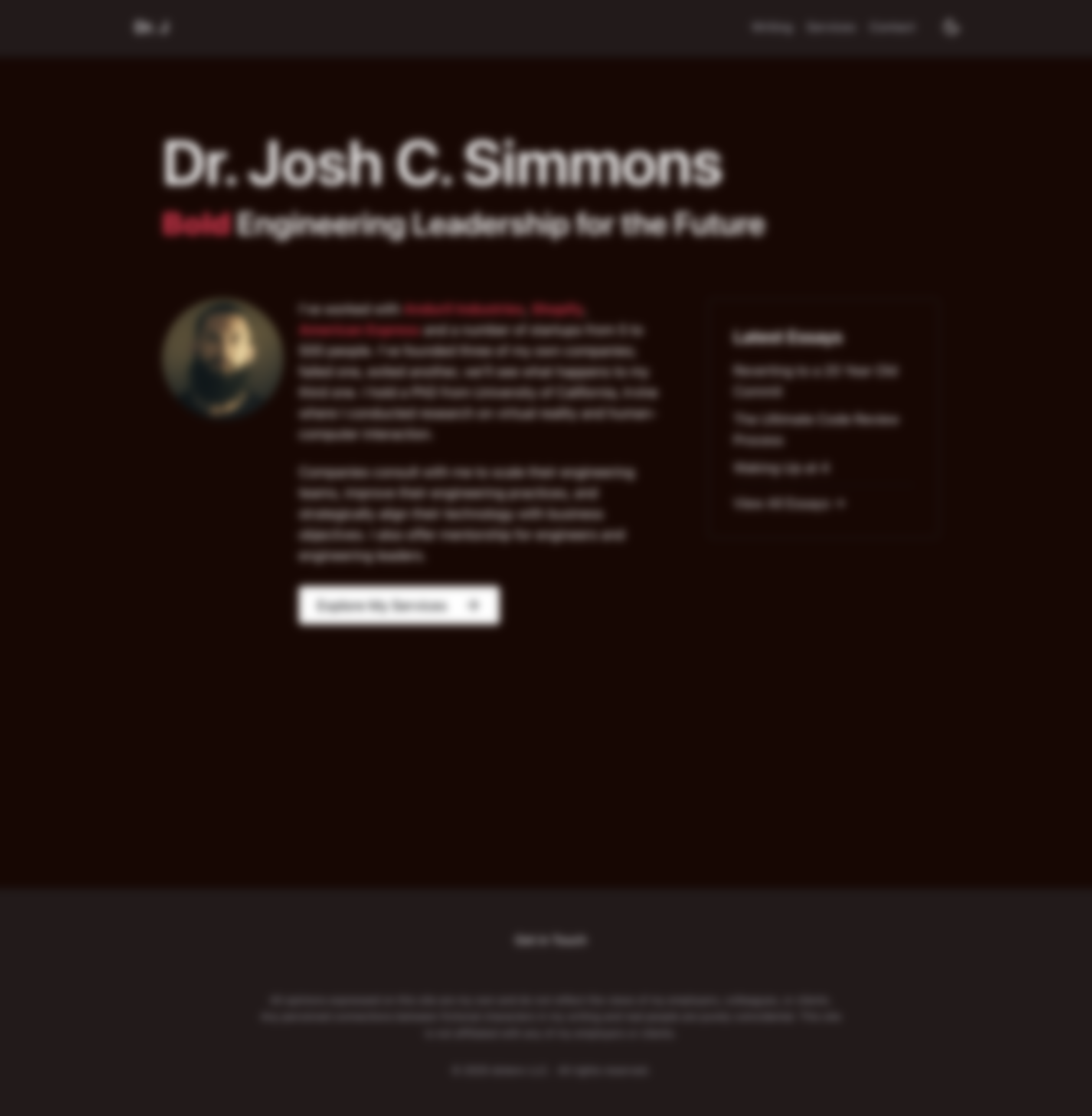 dr. j's homepage
