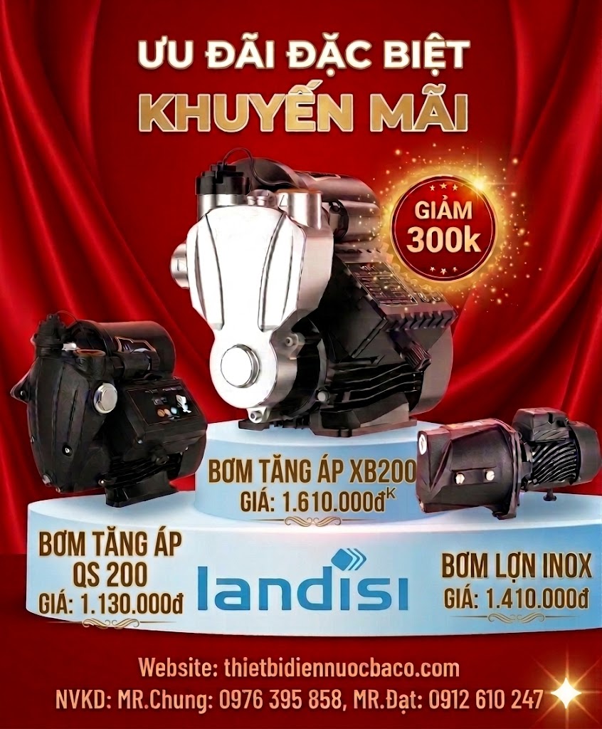 Máy bơm Landisi WZB-125GA