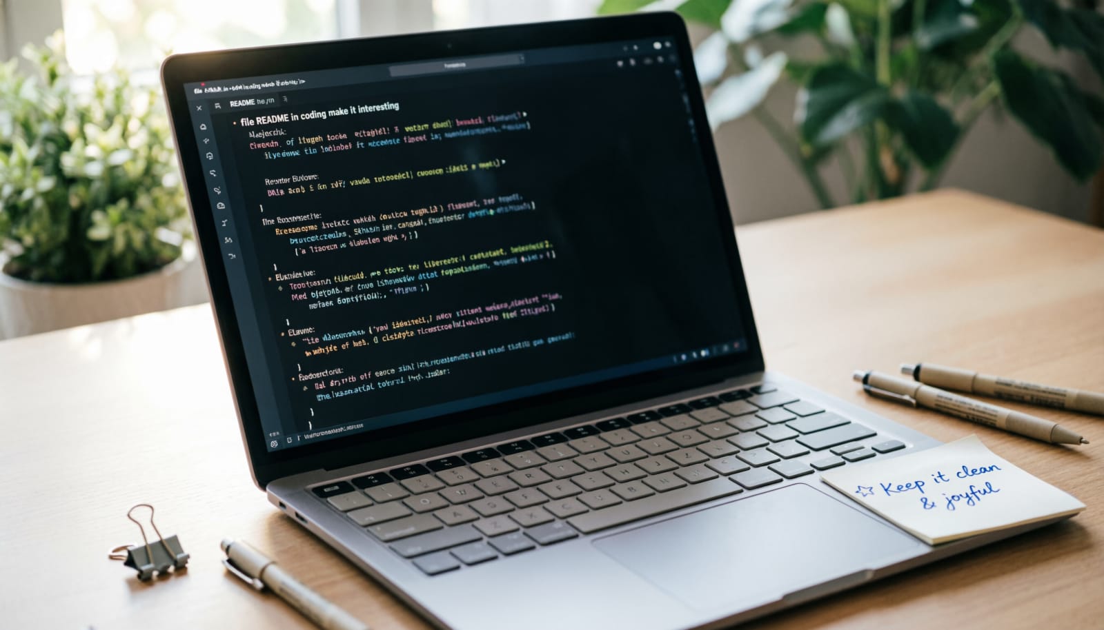 كيف تكتب ملف README احترافياً؟