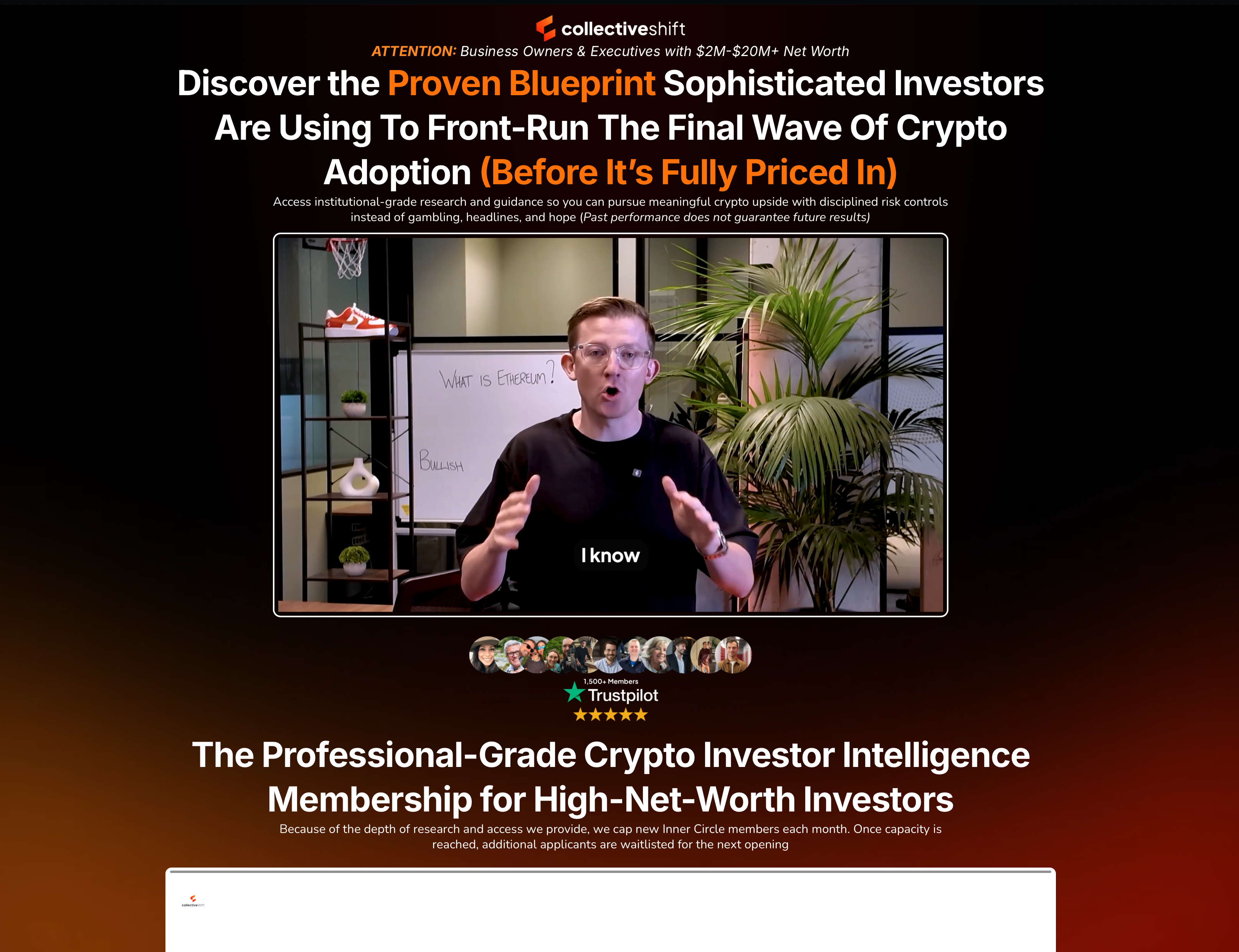 Collective Shift VSL funnel