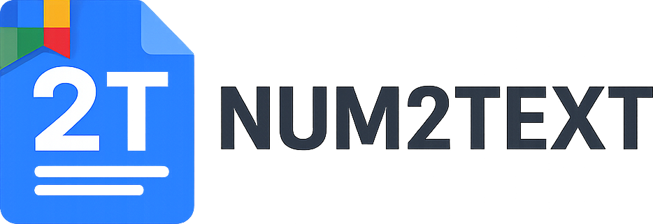 NUM2TEXT Docs Logo