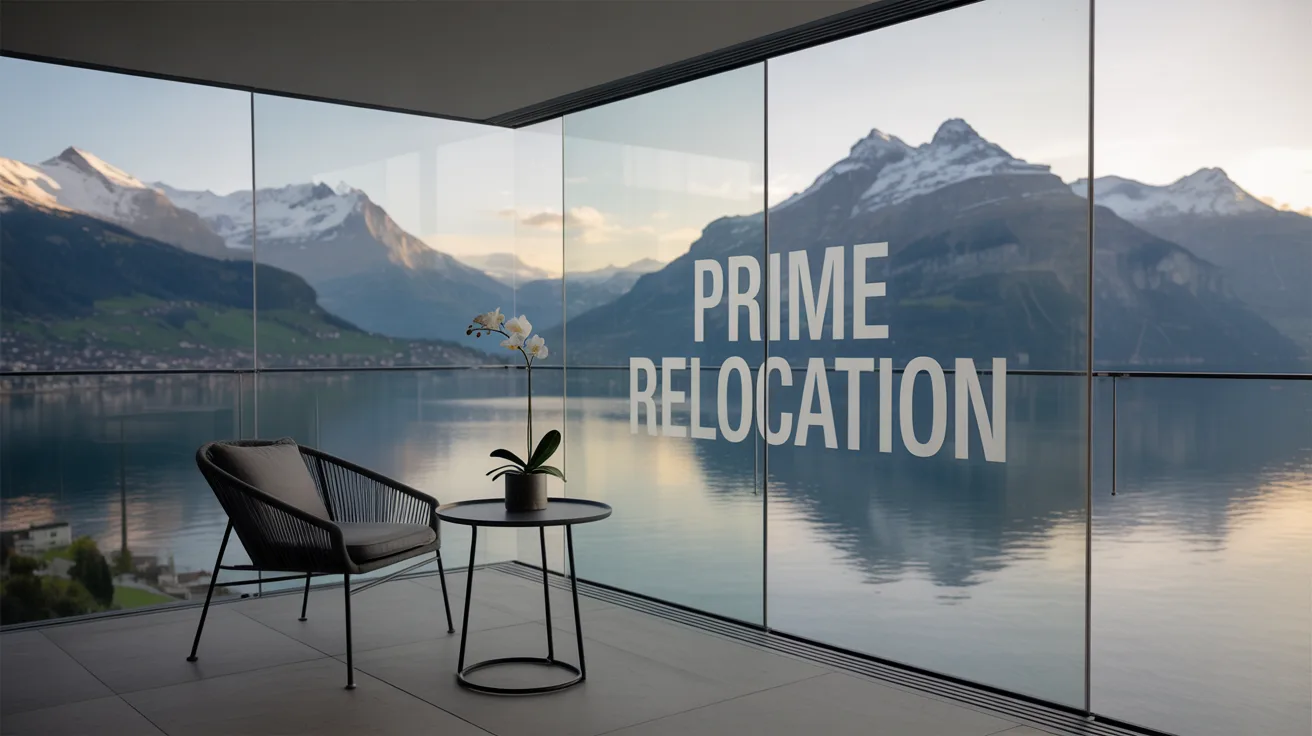 Swiss apartment view