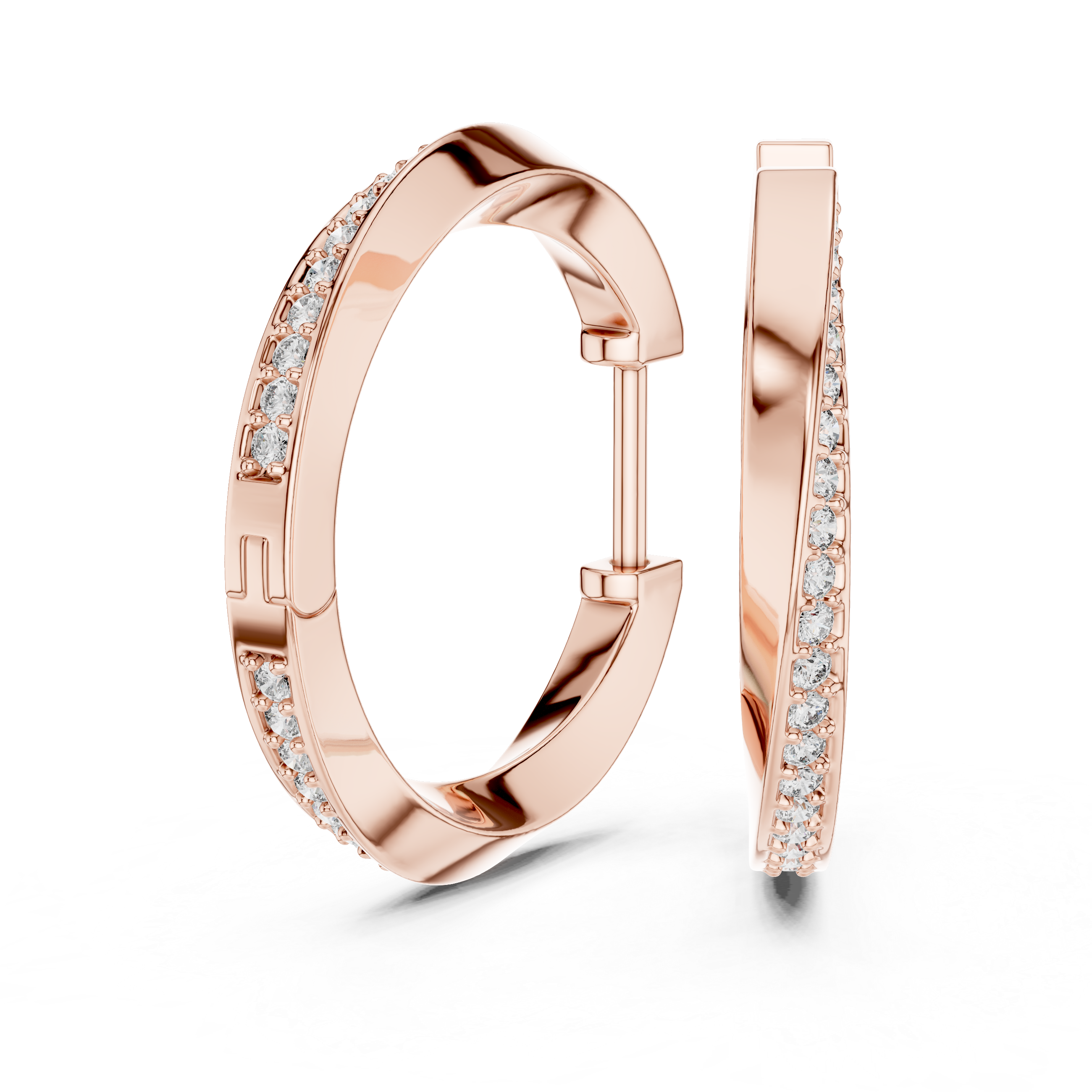 Hoop Sparkling and Simple Earring