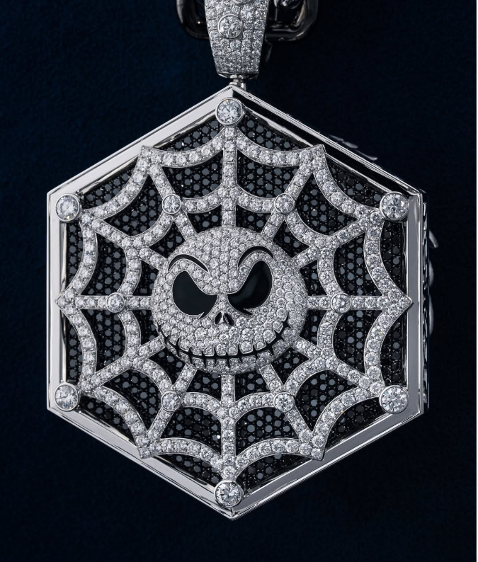 Spidy with Smiley Face Hexagon Pendant in Canada