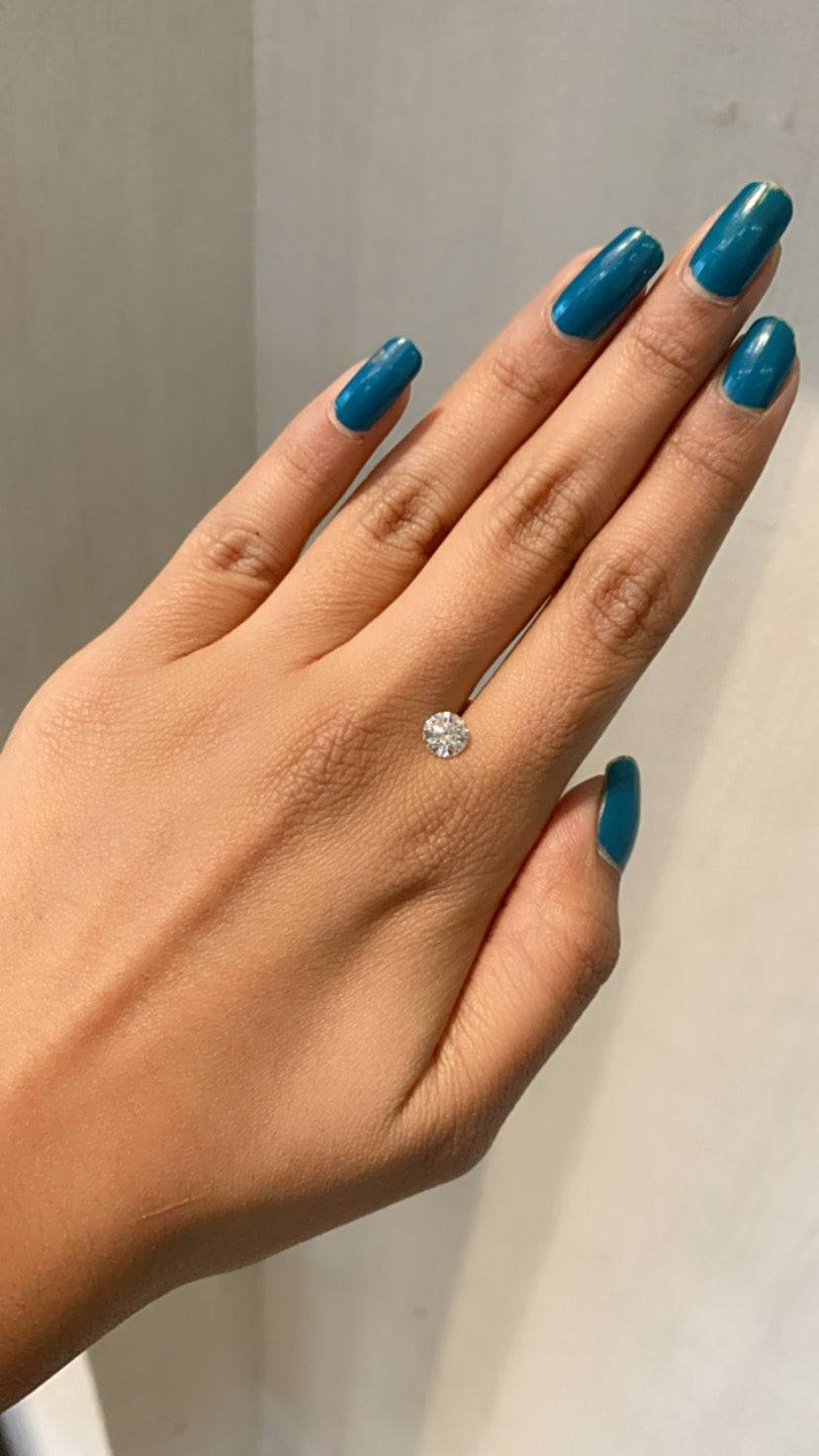 Round 1.02ct F-VS1 IGI Certified Lab Grown Diamond Solitaire